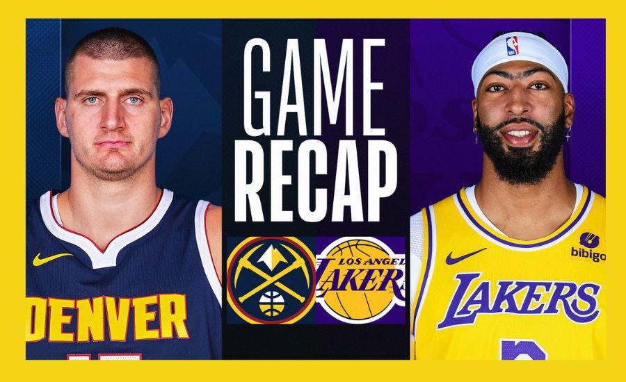 denver nuggets vs lakers match player stats