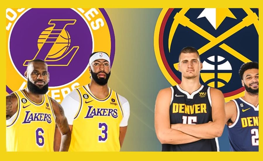 denver nuggets vs lakers match player stats