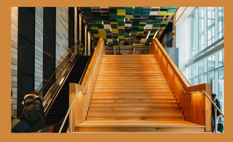 flight of stairs